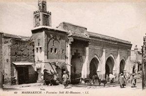 Morocco - Marrakesh - The Sidi El-Hassane Fountain Morocco - Marrakesh - The Sidi El-Hassane Fountain