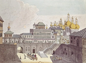 Moscow. Tsars Palace in the Kremlin, 19th c Moscow. Tsars Palace in the Kremlin, 19th c