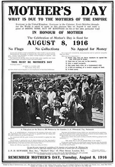 Richmond Gallery: Mothers Day, WW1