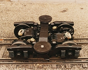 Motor bogie for train on Seoul Subway Motor bogie for train on Seoul Subway