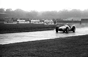 Motor Racing Print: BRM V16 Win at Goodwood, 1950