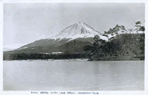 Mount Fuji, Japan - Shoji Hotel with Lake Shoji Mount Fuji, Japan - Shoji Hotel with Lake Shoji