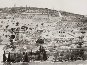 Mount of Olives and Russian Orthodox church, Jerusalem Mount of Olives and Russian Orthodox church, Jerusalem
