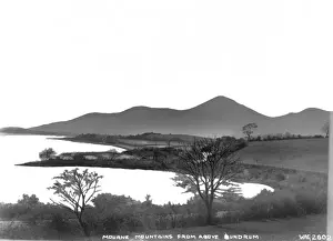 Mourne Mountains Print from Above Dundrum, Northern Ireland