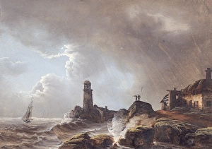 <b class=qtipBold><figcaption>Mouth of the Suir, Ireland</figcaption></b><br>Mouth of the Suir, Ireland. Walmsley, Thomas 1763 - 1806. Date:<br><em>© National Museums NI / MARY EVANS</em> Mouth of the Suir, Ireland