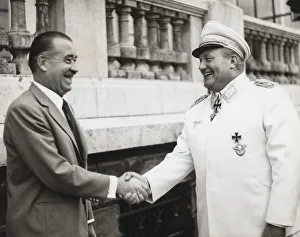 Battle of Britain Gallery: Movie Chief Technical Advisor General Adolf Galland (Lef?