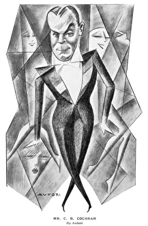 Mr C. B. Cochran - caricature by Autori Mr C. B. Cochran - caricature by Autori
