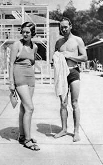 Swimsuit Gallery: Mr Dale Bourne & Mrs Beryl Mills at Monte Carlo Beach