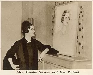 Scandal Gallery: Mrs Charles Sweeny contemplating her portrait