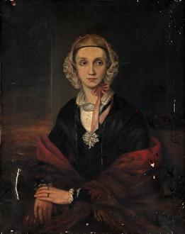 <b class=qtipBold><figcaption>Mrs. John Sauvage</figcaption></b><br>Mrs. John Sauvage. Unknown 19th century. Date:<br><em>© National Museums NI / MARY EVANS</em> Mrs. John Sauvage