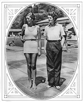 Mrs Richard Norton & Lady Brecknock at Monte Carlo beach Mrs Richard Norton & Lady Brecknock at Monte Carlo beach