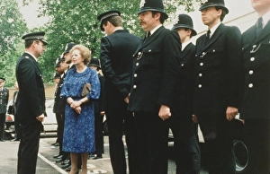 Mrs Thatcher visiting the Metropolitan Police Mrs Thatcher visiting the Metropolitan Police