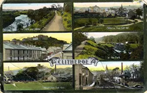 Multi View, Clitheroe Print, 1912