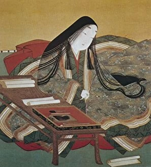 Fashions Collection: MURASAKI SHIKIBU (c. 978 - c. 1014). Japanese writer