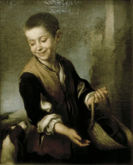 MURILLO, Bartolom項steban (1617-1682). Boy with MURILLO, Bartolom項steban (1617-1682). Boy with