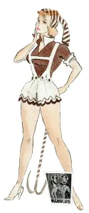 Murrays Cabaret Club Costume Design Print, London 1930s