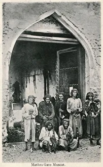 Muscat, Oman - Tribesmen at the Mathra Gate Muscat, Oman - Tribesmen at the Mathra Gate