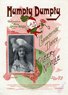 Music cover, Humpty Dumpty, Louise Willis Music cover, Humpty Dumpty, Louise Willis