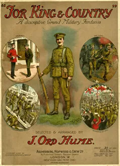 Join Gallery: Music cover, For KIng & Country, by J Ord Hume, WW1