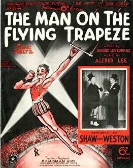 Weston Gallery: Music cover, The Man on the Flying Trapeze