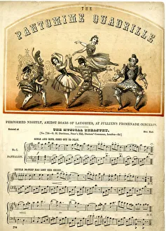 Music cover, The Pantomime Quadrille Music cover, The Pantomime Quadrille