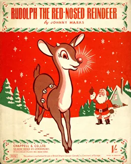 Bells Gallery: Music cover, Rudolph the Red-Nosed Reindeer