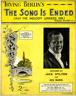 Music cover, The Song is Ended, by Irving Berlin Music cover, The Song is Ended, by Irving Berlin