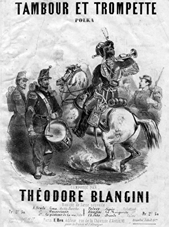 Music cover, Tambour et Trompette, Polka Music cover, Tambour et Trompette, Polka