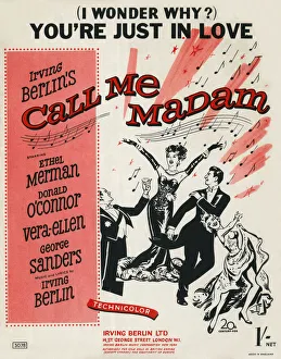 Musicals Gallery: Music Sheet - Call Me Madam
