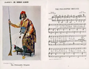 Musical comedy, The Medal and the Maid, song, The Philosophic Brigand Musical comedy, The Medal and the Maid, song, The Philosophic Brigand