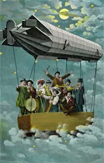 Current Gallery: Musicians in Airship