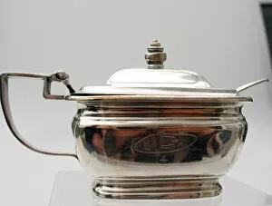 Images Dated 13th March 2011: Mustard pot (Mappin & Webb), WW1