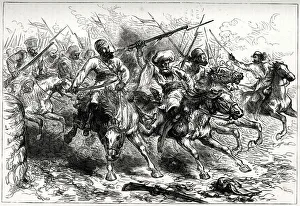 Mutineers advancing on Delhi, 10 May 1857, Indian Mutiny Date: 1857 Mutineers advancing on Delhi, 10 May 1857, Indian Mutiny Date: 1857