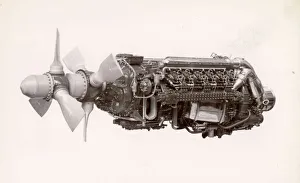 Napier Nomad compound diesel engine, port front quarter Napier Nomad compound diesel engine, port front quarter