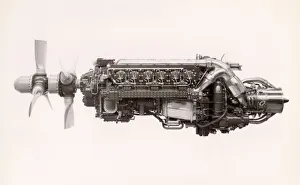 Napier Nomad compound diesel engine, port view Napier Nomad compound diesel engine, port view