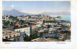 Vesuvius Gallery: Naples, Italy - view toward Mount Vesuvius