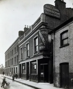 Old Public Houses In London Prints: Photograph of Black Horse PH, Rotherhithe, London