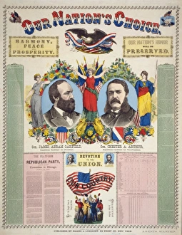 Our nations choice--Gen. James Abram Garfield, Republican c Our nations choice--Gen. James Abram Garfield, Republican c