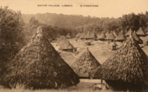 Related Images Gallery: Native village, Liberia, West Africa