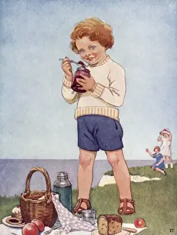 Naughty Boy Eats Jam Print, 1939