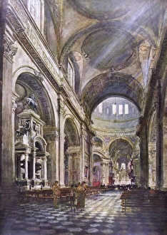 The Nave of St. Pauls Cathedral, London, 1918 The Nave of St. Pauls Cathedral, London, 1918