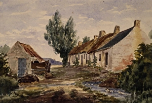 <b class=qtipBold><figcaption>Near Dunmurry</figcaption></b><br>Near Dunmurry (1845). Moore, James MD 1819 - 1883. Date: 1845<br><em>© National Museums NI / MARY EVANS</em> Near Dunmurry