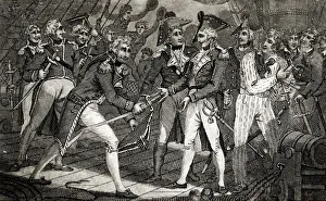 Jose Gallery: Nelson receiving the swords of the vanquished Spaniards