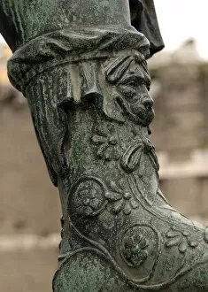 Nerva (30-98). Roman Emperor (96-98). Bronze statue