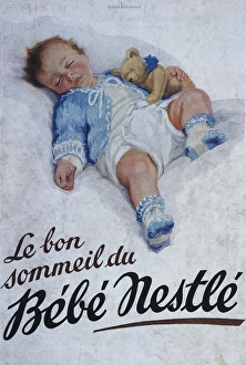 Nestl頡dversiting poster of childrens food (1931) Nestl頡dversiting poster of childrens food (1931)