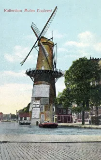 The Netherlands - Rotterdam - Windmill on the Coolvest The Netherlands - Rotterdam - Windmill on the Coolvest