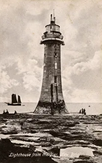 New Brighton, Merseyside - The Lighthouse from the Pier New Brighton, Merseyside - The Lighthouse from the Pier