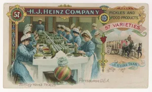 Bottling Heinz Pickles Print, 1906