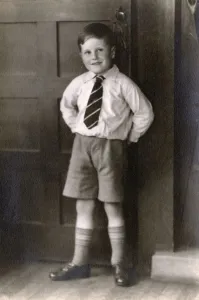 Boy in School Uniform Print, circa 1920s