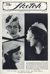 Madame Yevonde Print: Socialites in Fashionable Hats, 1932